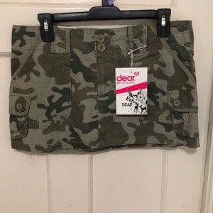 NWT camo Skirt